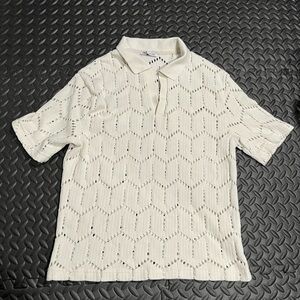 Men's Zara Cream Polo Shirt